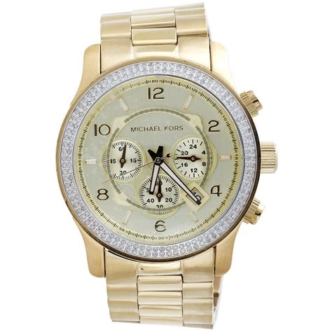 michael kors mens watch diamonds|michael kors watch men price.